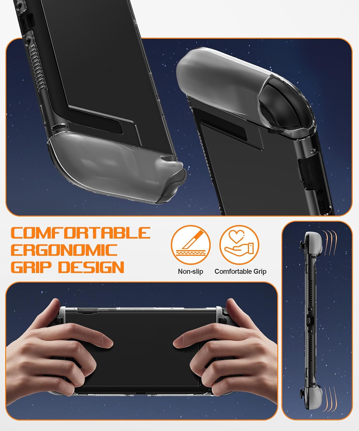 Thumbnail 2 de Teyomi Dockable Case for Nintendo Switch 2, Transparent