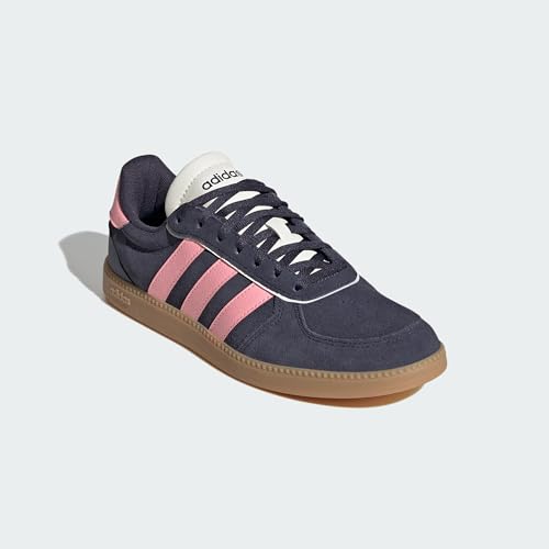 Detalle 2 de adidas Damen Breaknet Sleek Shoes – Shadow Navy/Pink Spark/Off White, Größe 38 EU