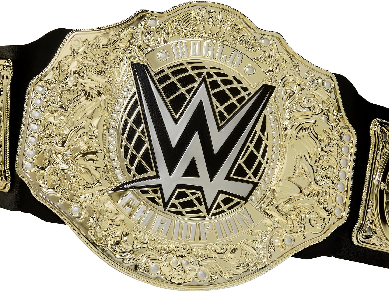 Thumbnail 3 de Mattel WWE HYF18 cintura del World Heavyweight Championship in oro (91+ cm)