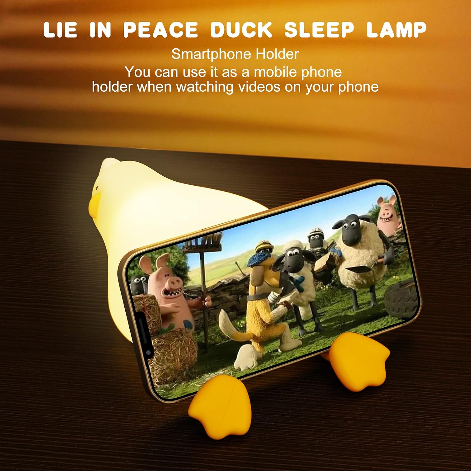 Thumbnail 1 de URAQT Lying Flat Duck Kids Night Light