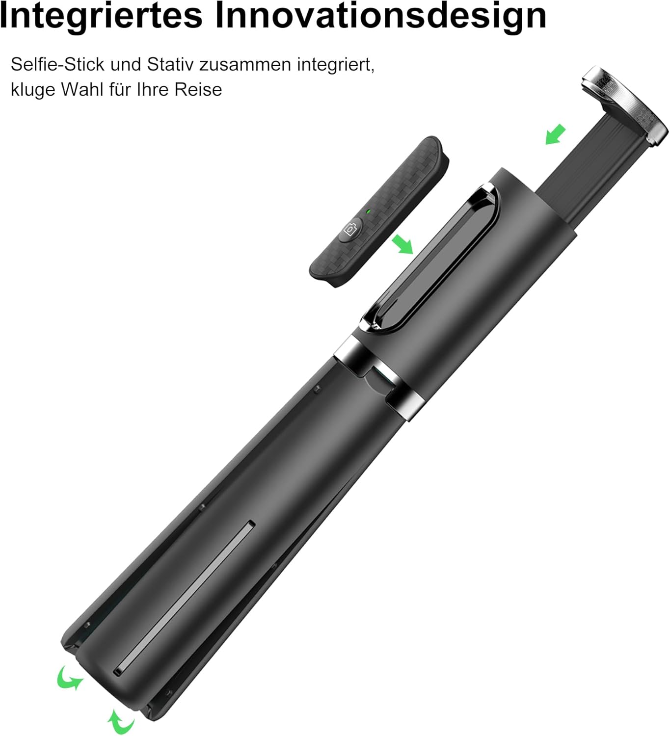 Thumbnail 1 de ATUMTEK Selfie-Stick Stativ 3-in-1 mit Bluetooth-Fernbedienung
