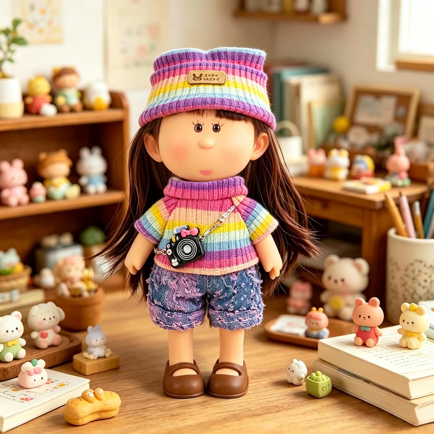 Thumbnail 4 de Clothes for Lububu 17cm Dolls Purple Pants Set