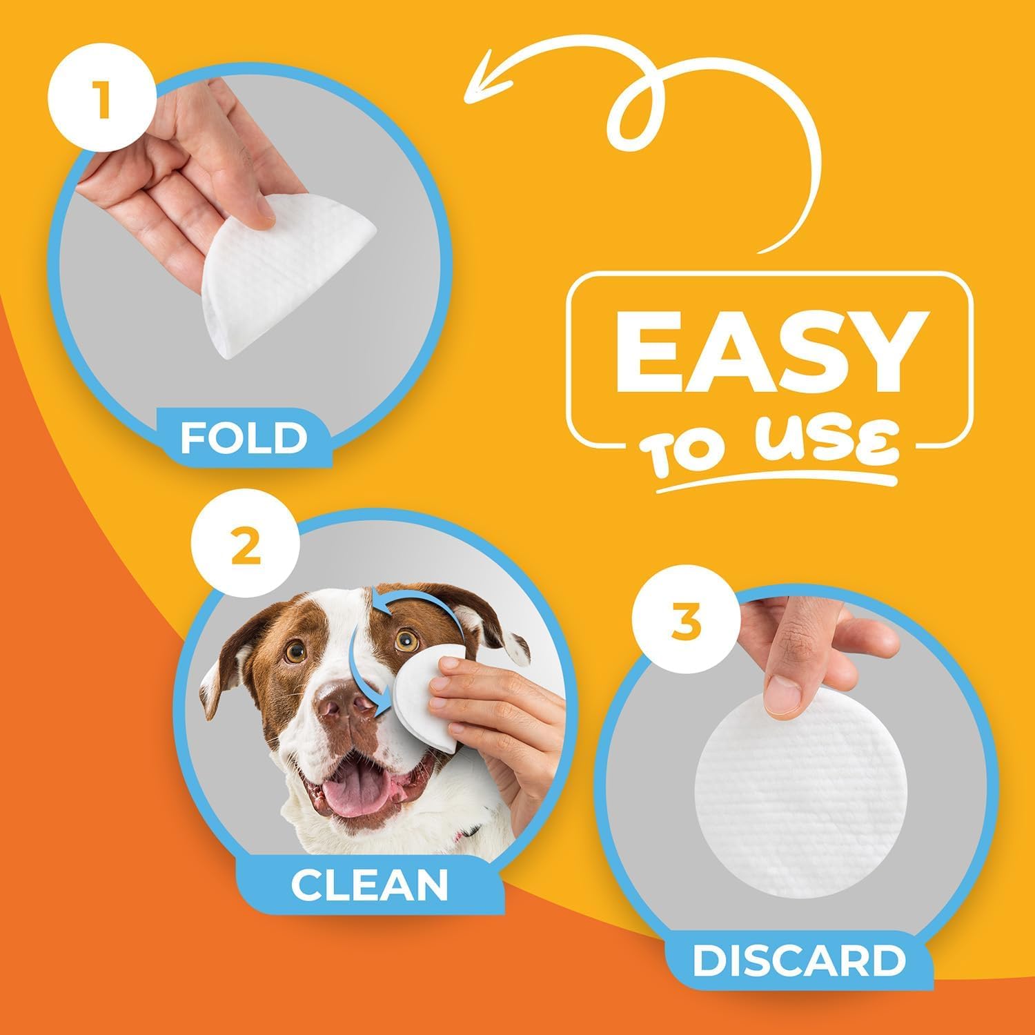 Thumbnail 5 de Lisveory 220 Dog Eye Wipes 220pcs