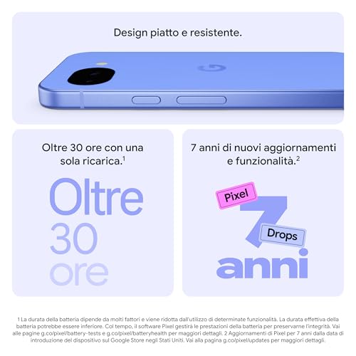 Thumbnail 4 de Google Pixel 10a 128GB Dark Onyx – Autonomia, Fotografia e Sicurezza al top della fascia media