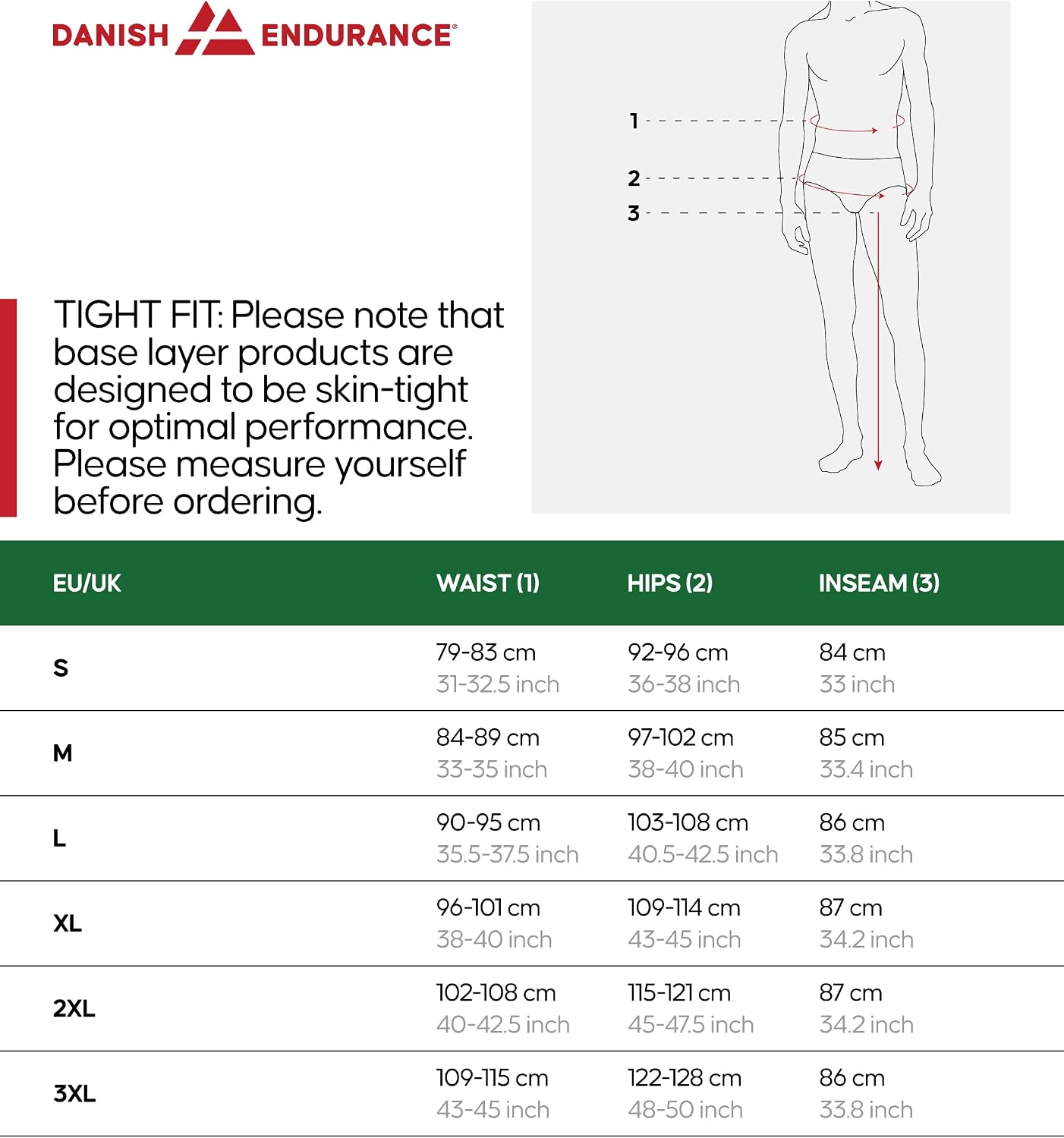 Thumbnail 5 de DANISH ENDURANCE Thermal Leggings 180g
