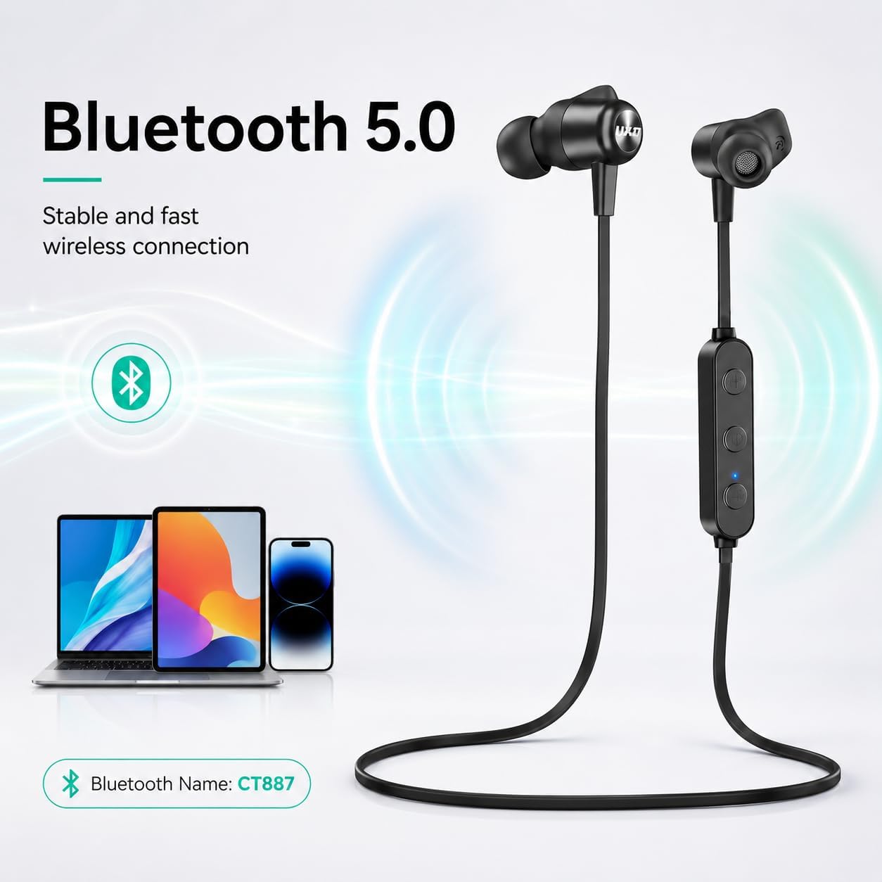 Thumbnail 4 de UXD Cuffie Bluetooth 20 Ore