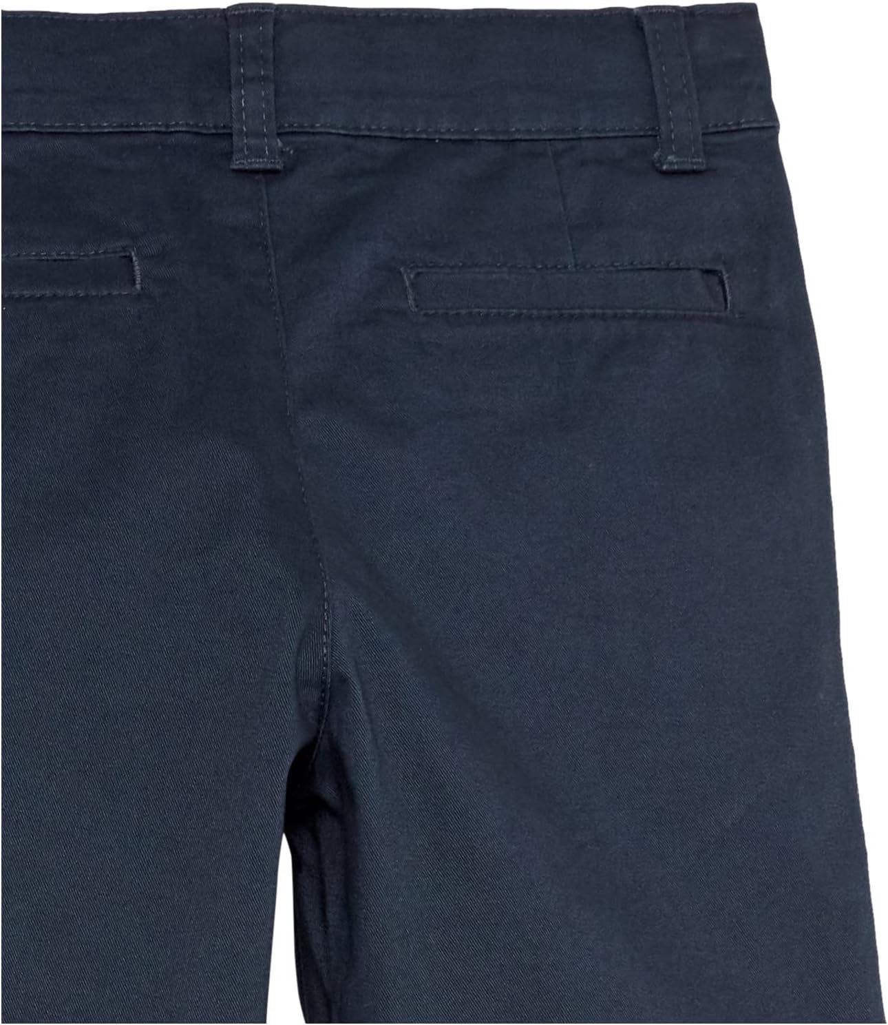 Detalle de Amazon Essentials Jungen Gewebte Uniform-Shorts mit flacher Vorderseite (knitterfrei) – regelkonforme Chino-Shorts für Schule und Alltag