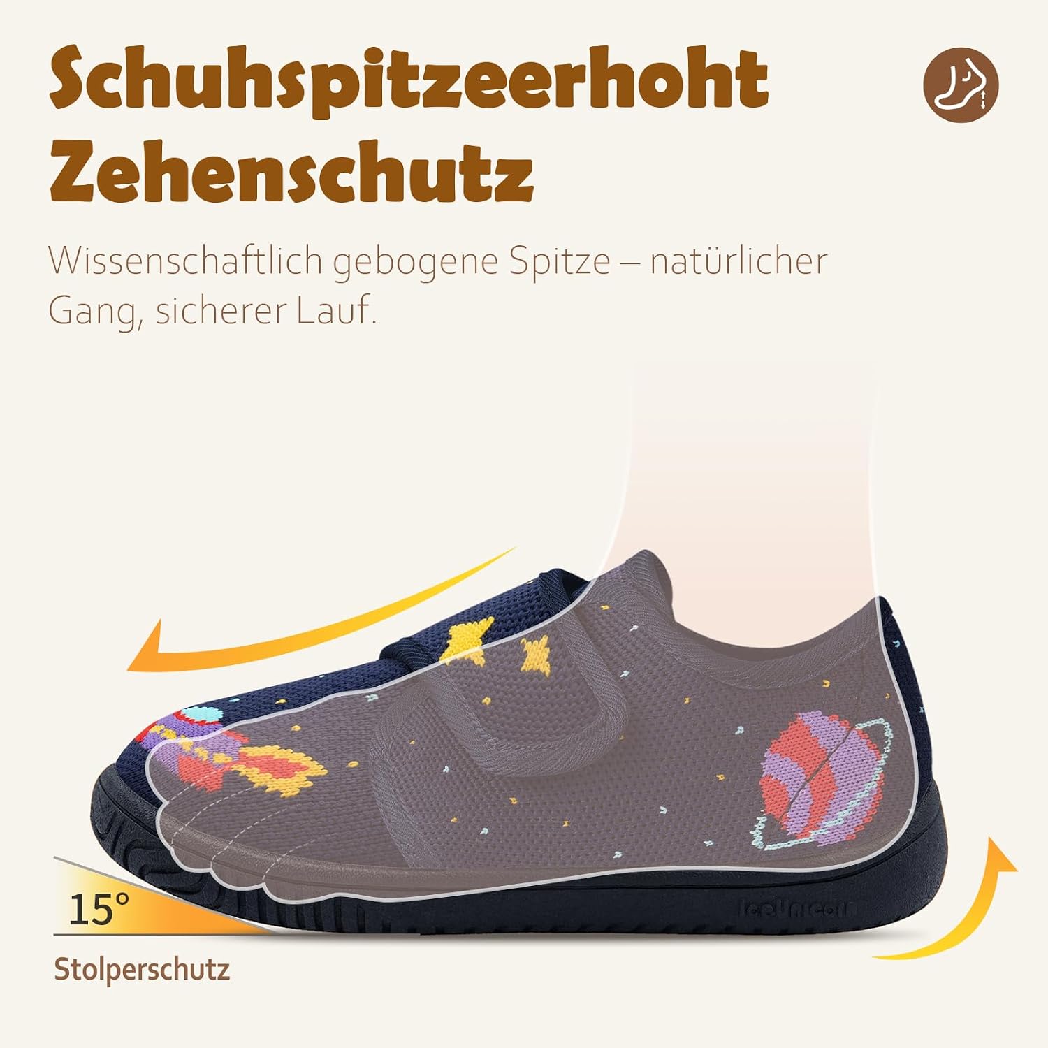 Thumbnail 6 de IceUnicorn Hausschuhe Kinder – atmungsaktiv, rutschfest und leichtfedernd