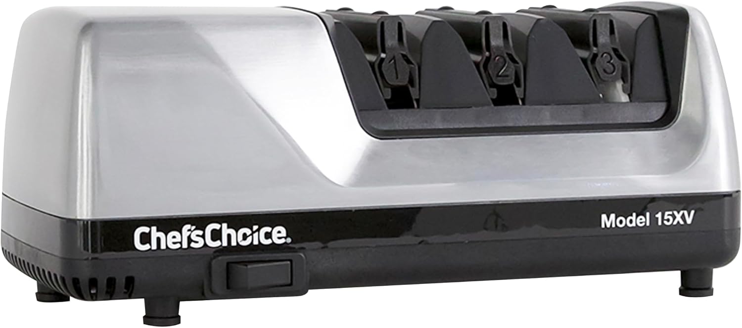 Detalle de Chef's Choice 15XV 電動包丁研ぎ器 3段階式・15度エッジ・ダイヤモンド研磨