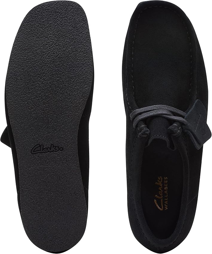 Detalle 2 de Clarks WallabeeEVO Derby hombre ante rojo 44 EU