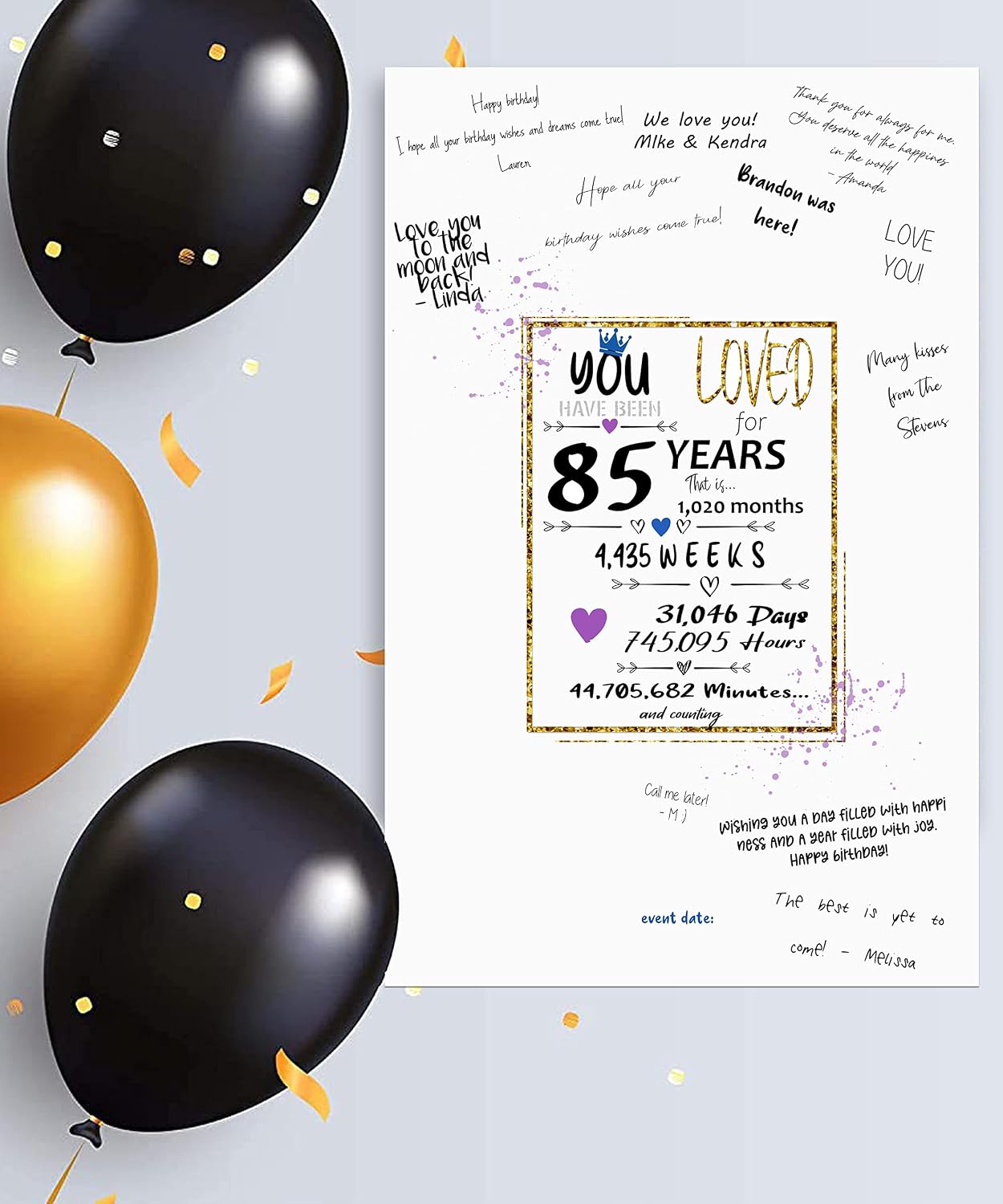 Detalle de Guest Book Poster, 11 x 17 in