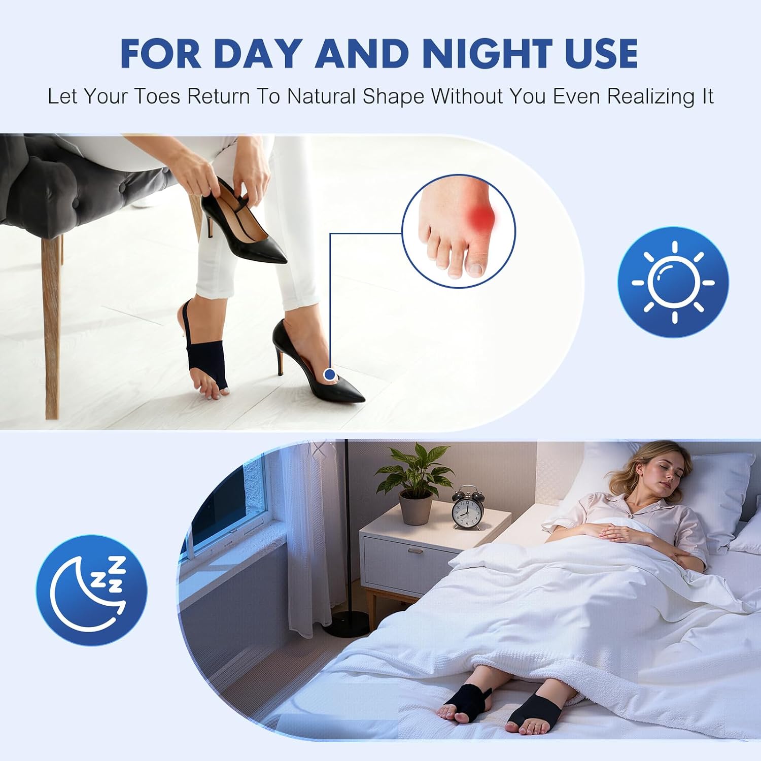 Detalle 2 de QCCL Bunion Corrector 2-Piece Set
