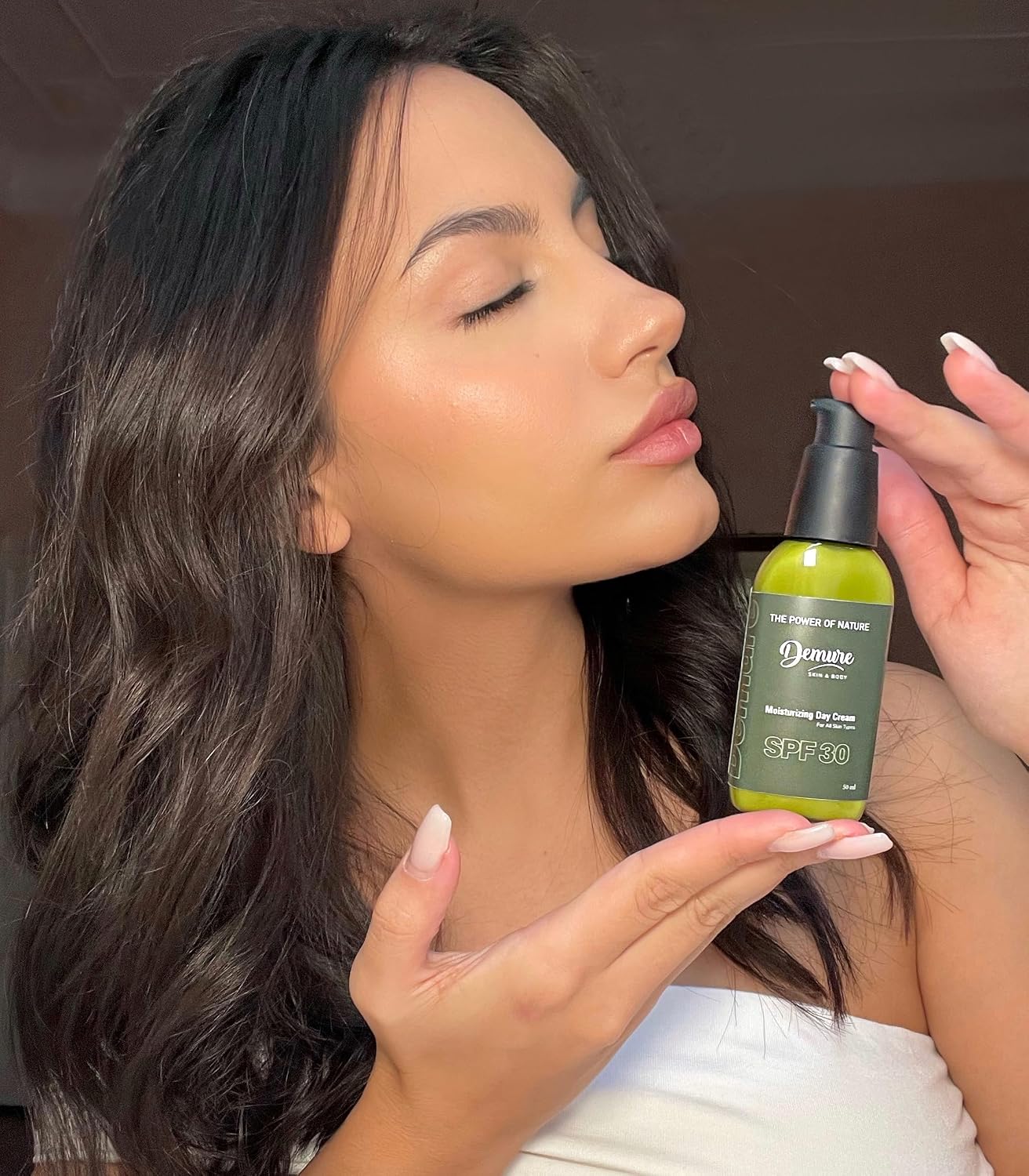 Detalle 2 de Demure Day Cream SPF30 con Acido Ialuronico e Oli Vegetali – Idratazione quotidiana e protezione
