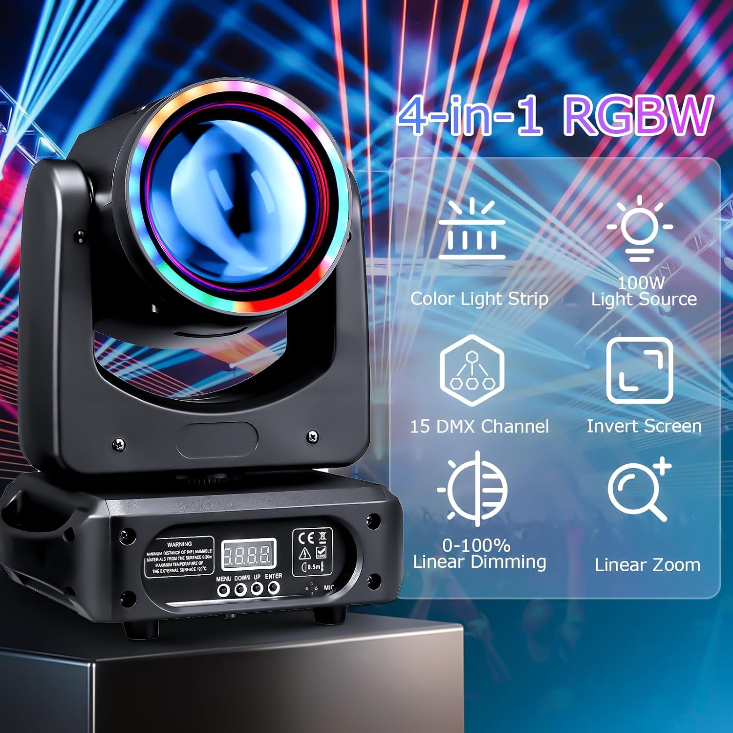 Detalle 2 de DJXFLI Moving Head DJ Light