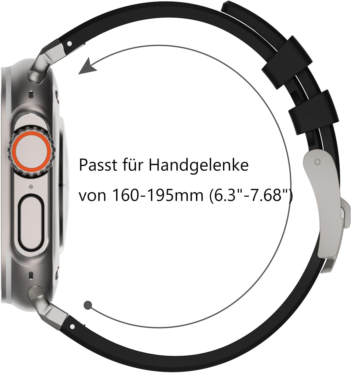 Thumbnail 4 de NewWays Apple Watch Armband 38–42mm Silikon