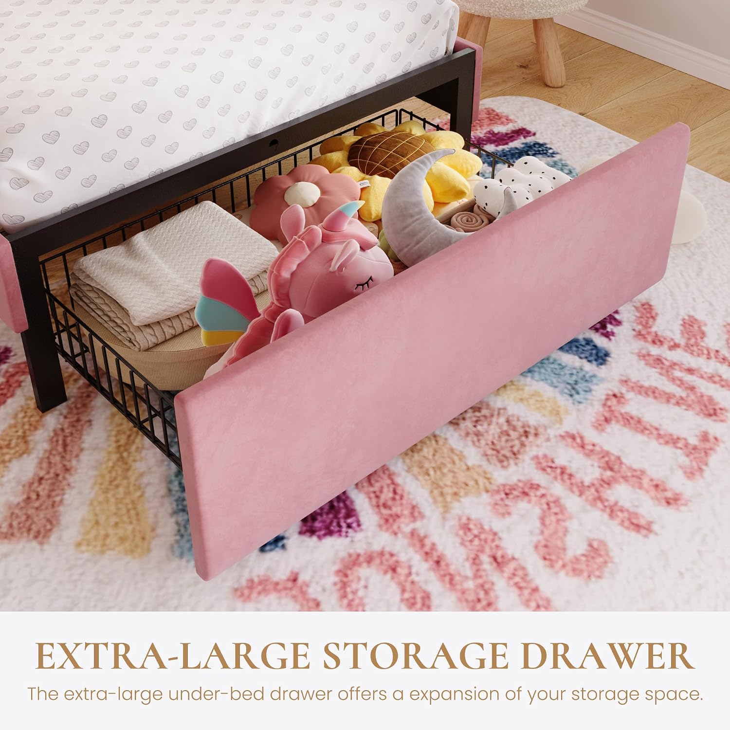 Detalle 2 de SHA CERLIN Twin Bed Frame
