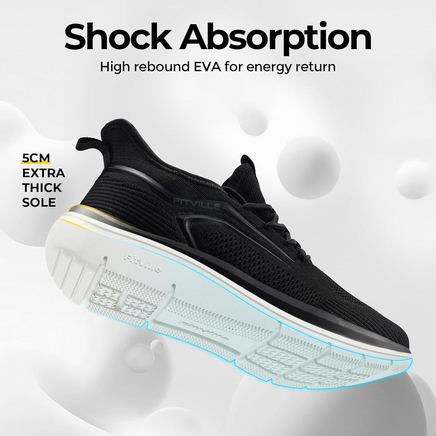 Thumbnail 1 de FitVille Extra Weit Laufschuhe Herren