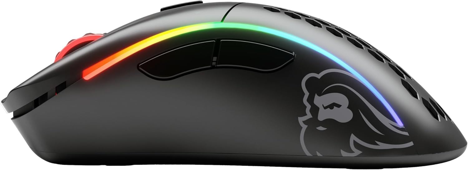 Detalle 2 de GLORIOUS Model D Wireless Gaming Mouse — 69g Superlight, 2.4Ghz Lag Free, BAMF Sensor