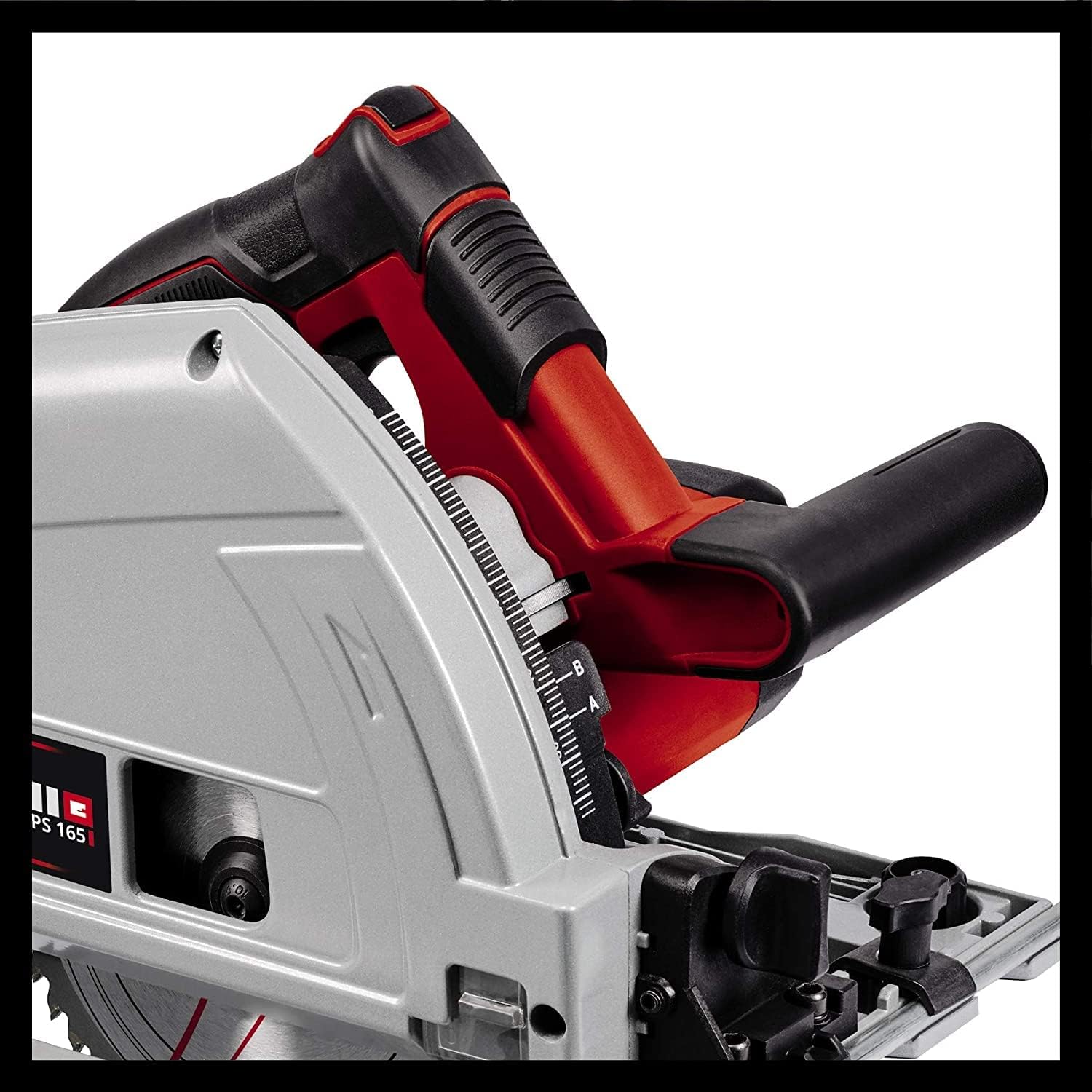 Thumbnail 2 de Einhell TE-PS 165 1200W plunge saw with tool-free cutting depth and tilt adjustment