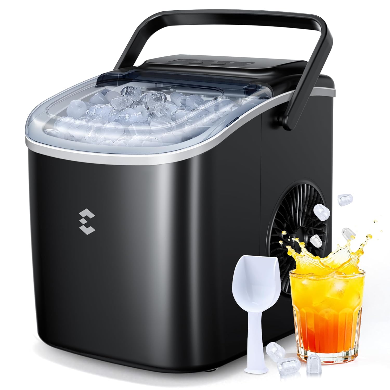 Detalle de EASYERA Ice Maker Machine Countertop – Compact, Quiet and fast 6‑Minute Bullet Ice