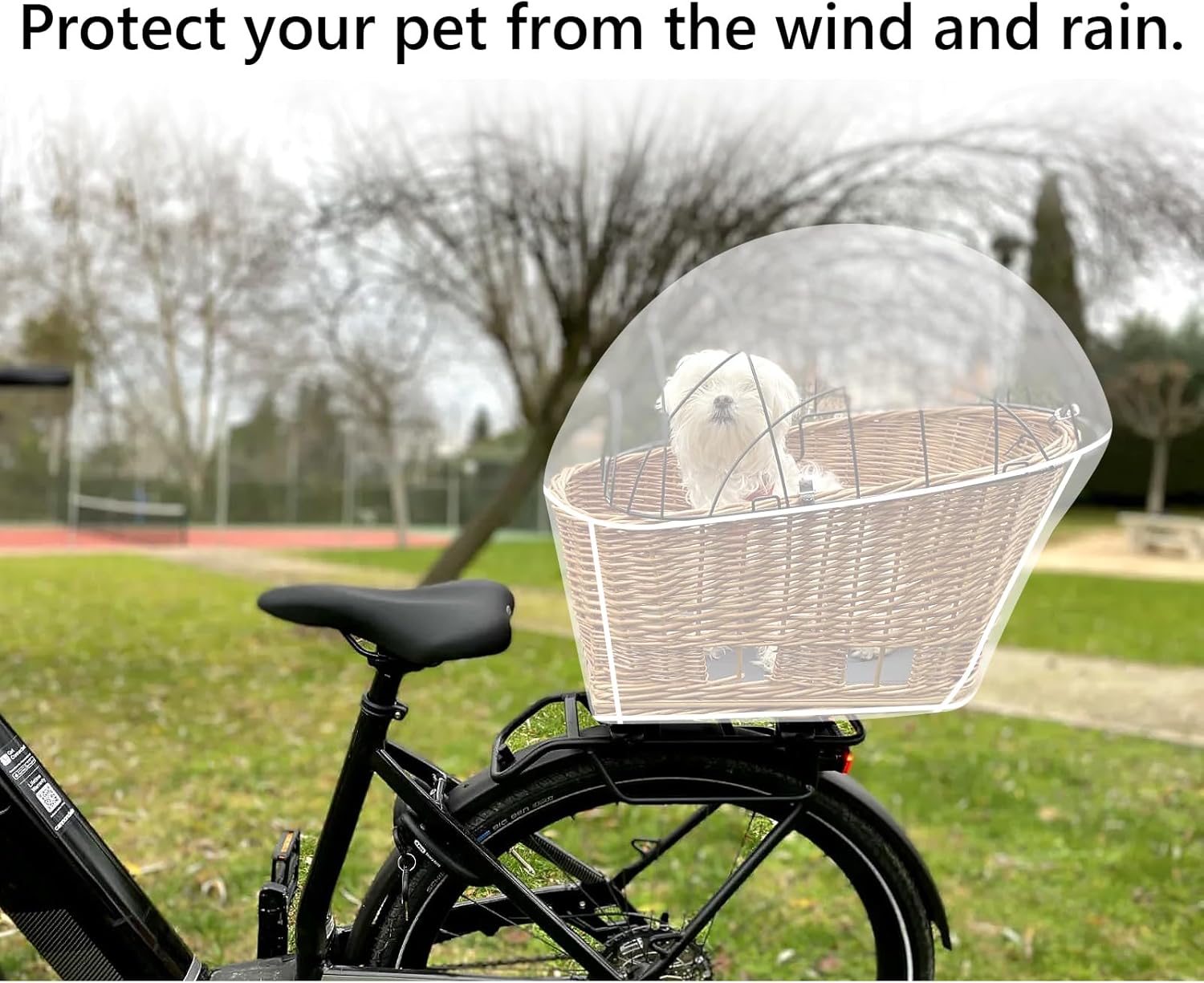 Thumbnail 2 de Regenschutz Fahrradkorb 61 × 40 cm