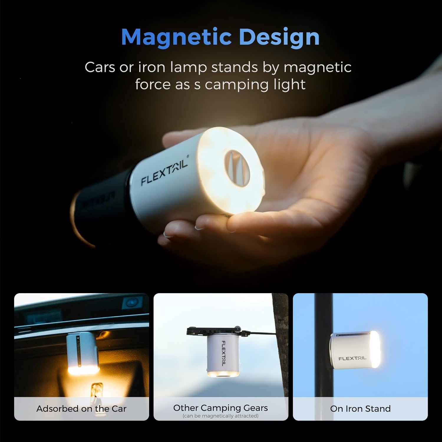 Thumbnail 4 de FLEXTAILGEAR Portable Air Pump: Ultra-Compact 4kPa, 180L/min with Built‑in LED Light