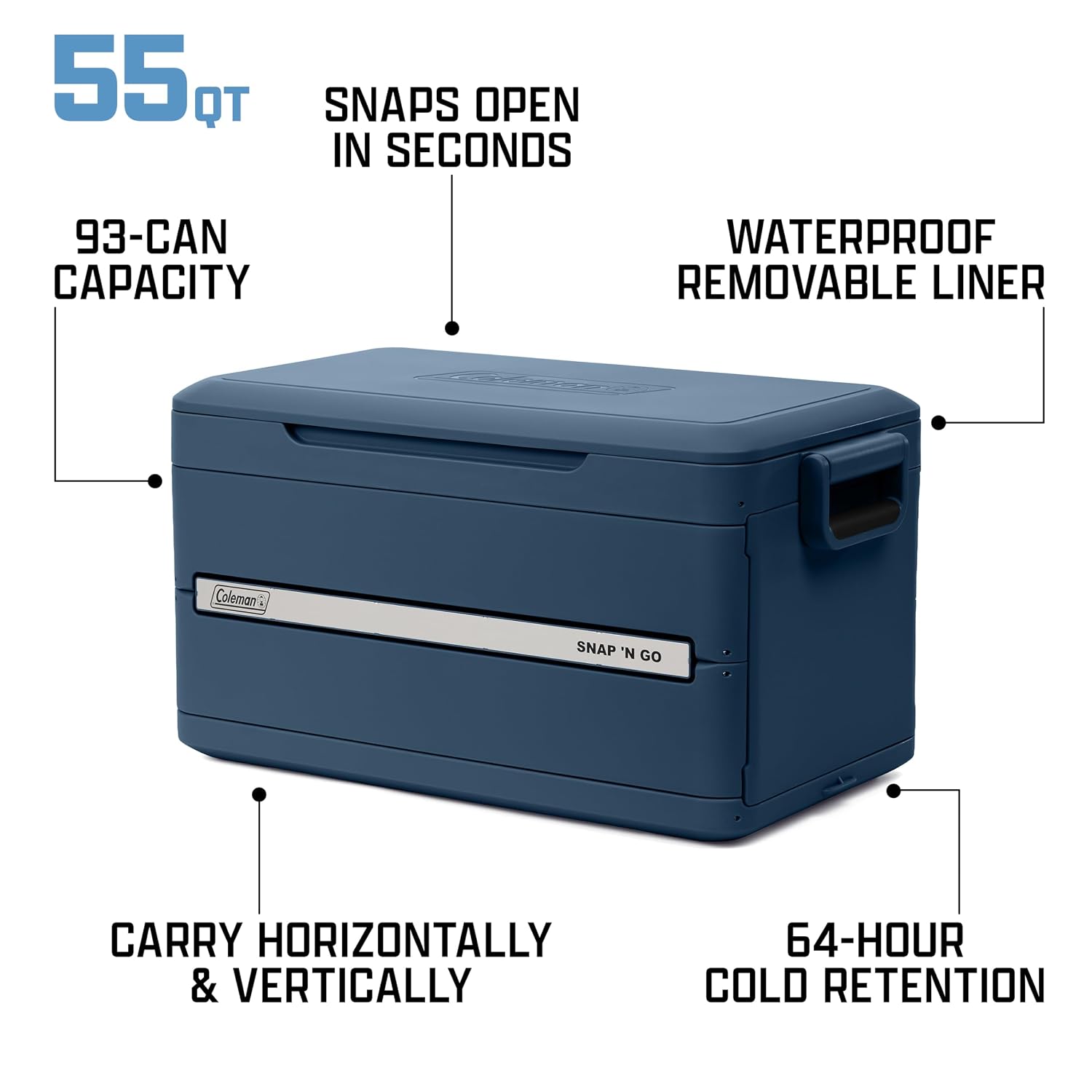 Thumbnail 6 de Coleman Collapsible Hard Cooler, 55-Quart