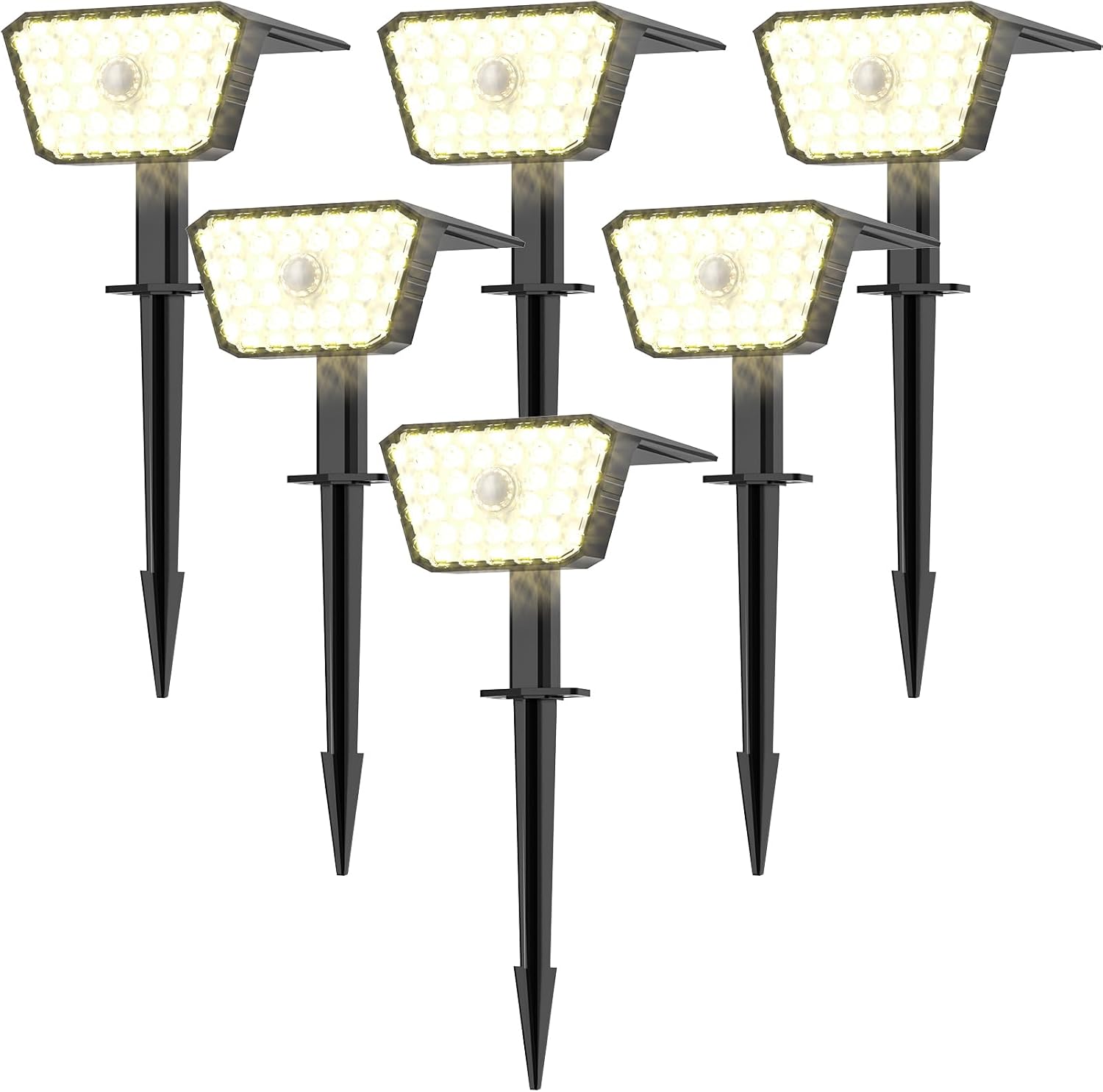 Detalle de GOLUMUP Luci Solari da Giardino con Sensore di Movimento (6 pezzi) IP67