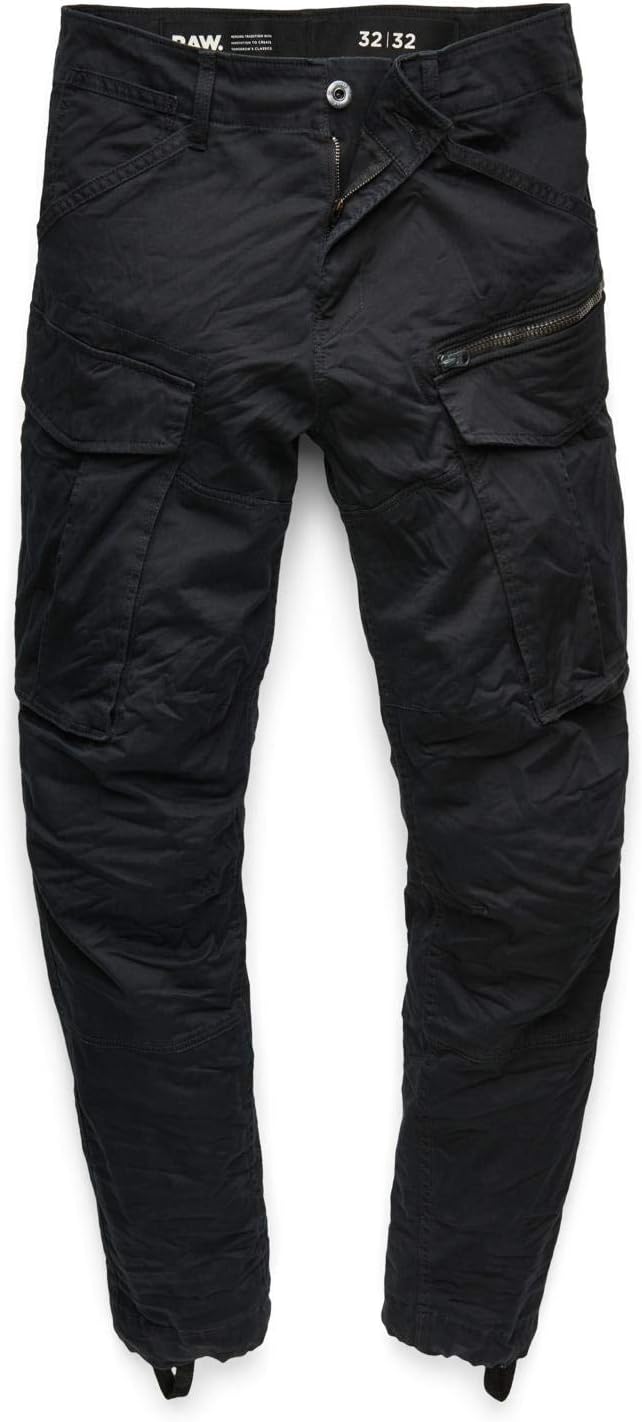 Detalle de G-STAR Herren Rovic Zip 3D Regular Tapered Pants – mit Reißverschluss und verstellbarem Saum