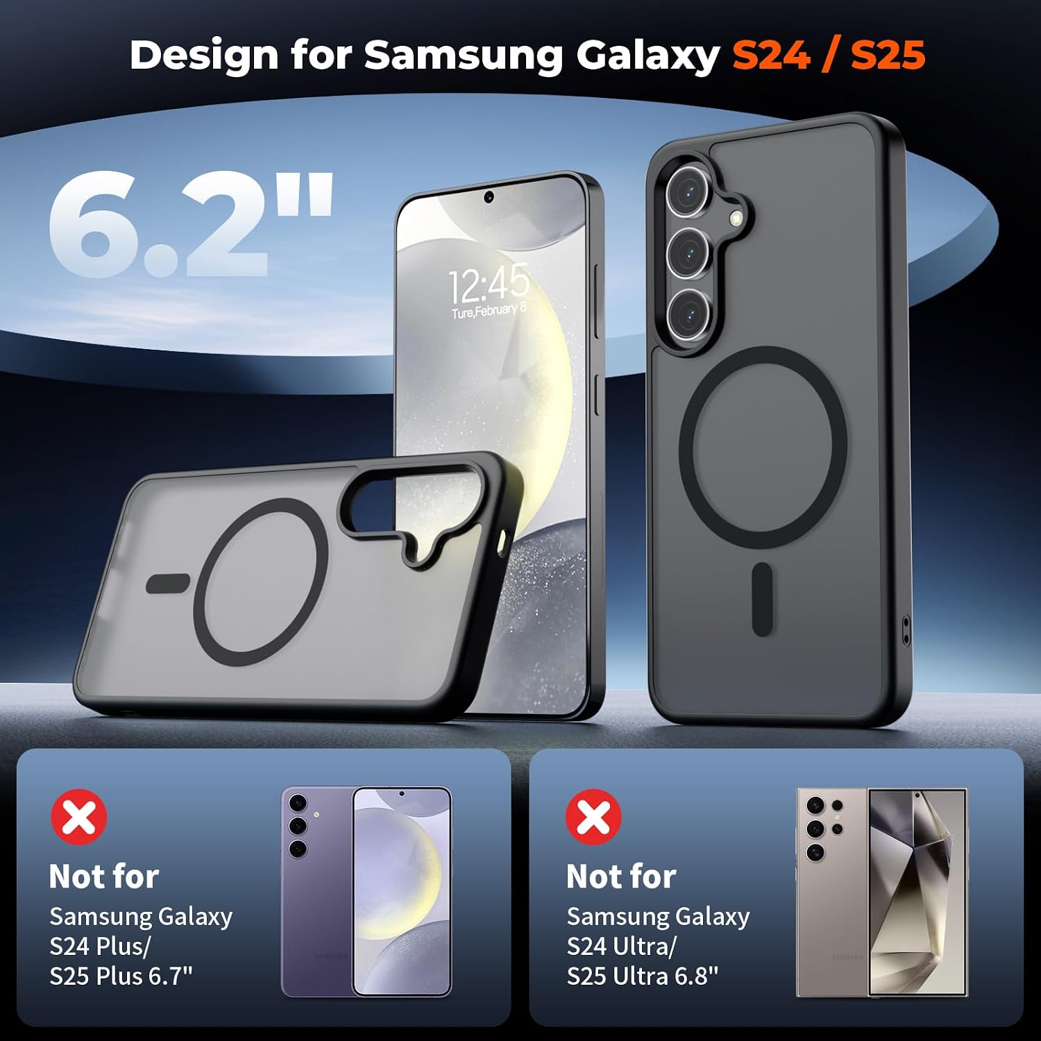 Detalle 2 de SUPFINE Magnetic Samsung Galaxy S24 Slim Case