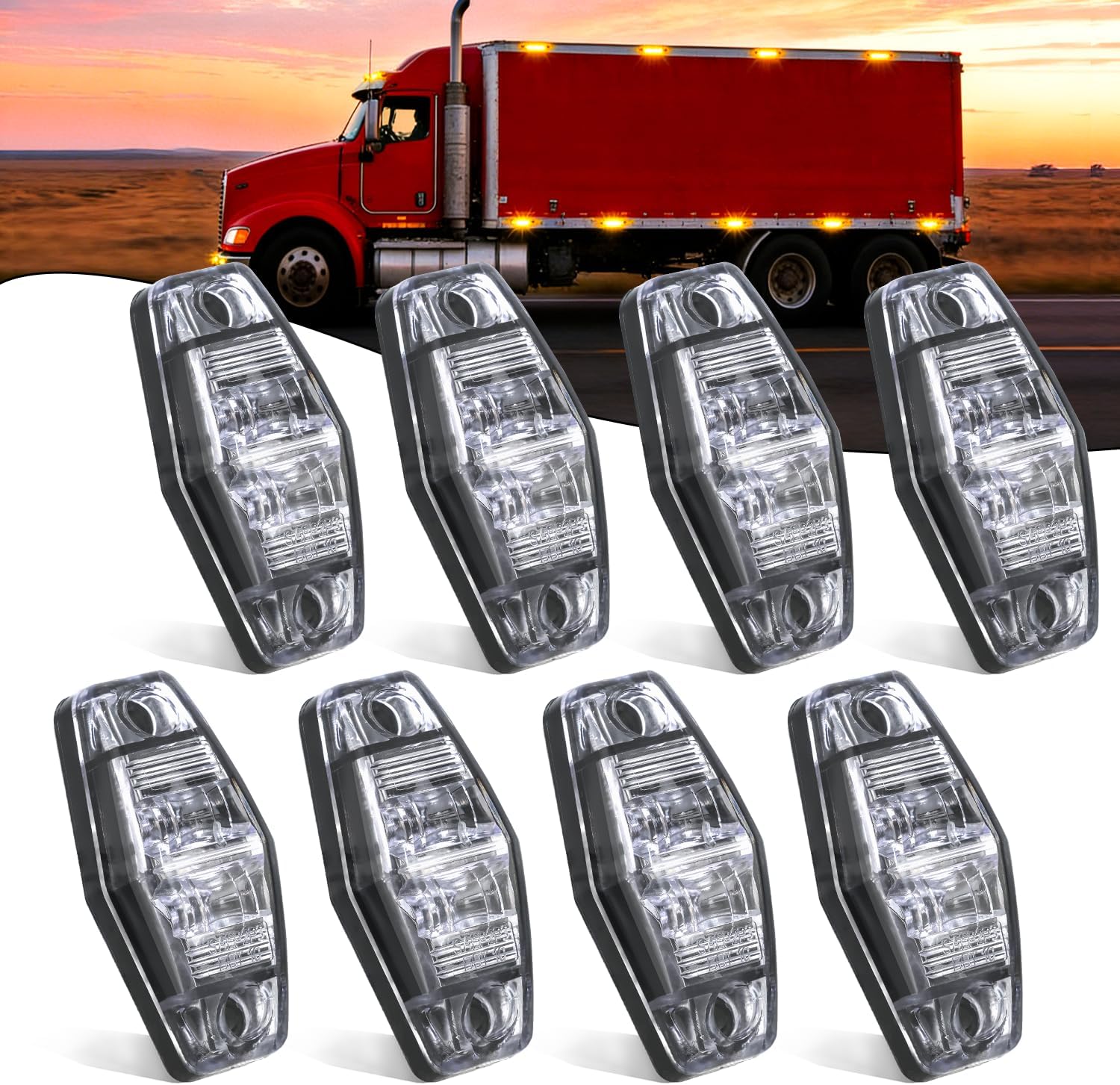 Detalle de Nilight Side Marker Lights 2.5-inch