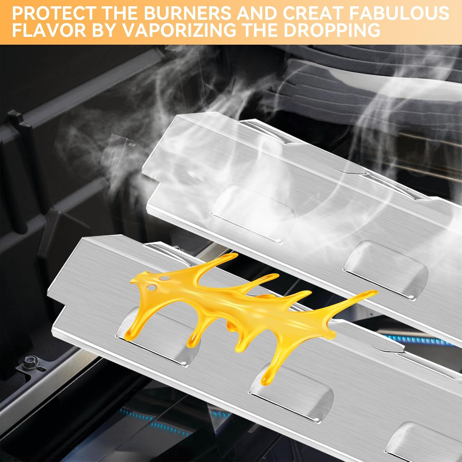 Thumbnail 4 de Flavorizer Bars Hitzeschild 37 cm Edelstahl
