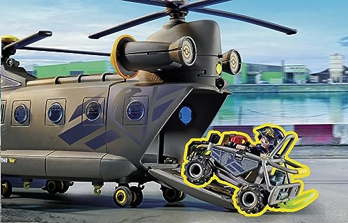 Thumbnail 6 de PLAYMOBIL City Action 71149 Fuerzas Especiales Helicóptero Banana con luz y sonido