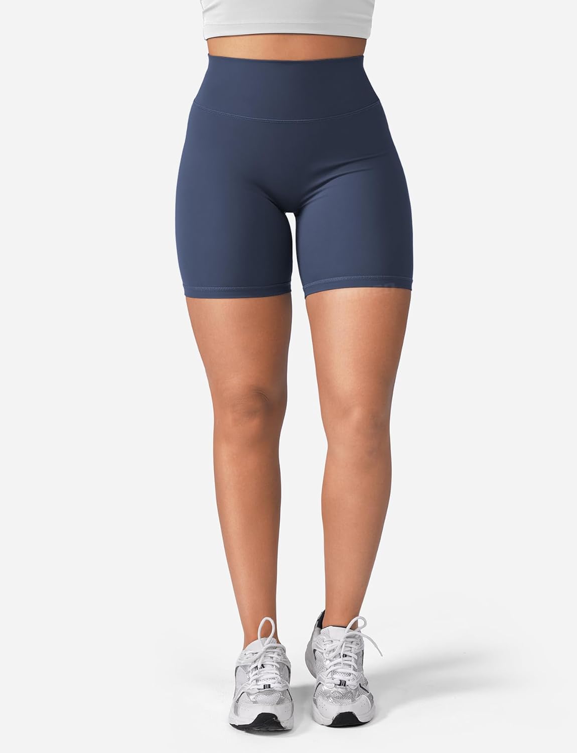 Thumbnail 3 de YEOREO Women’s Hidden Scrunch Biker Shorts (3.6&quot,/4.5&quot,/6&quot,) — High-Waist Tummy Control Workout & Running Yoga Shorts