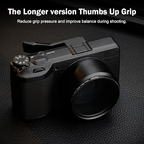 Thumbnail 4 de Haoge Metall Thumb Up Griff THB-GR4LB für Ricoh GR4/GR IV/GR IIIX/GR3X/HDF