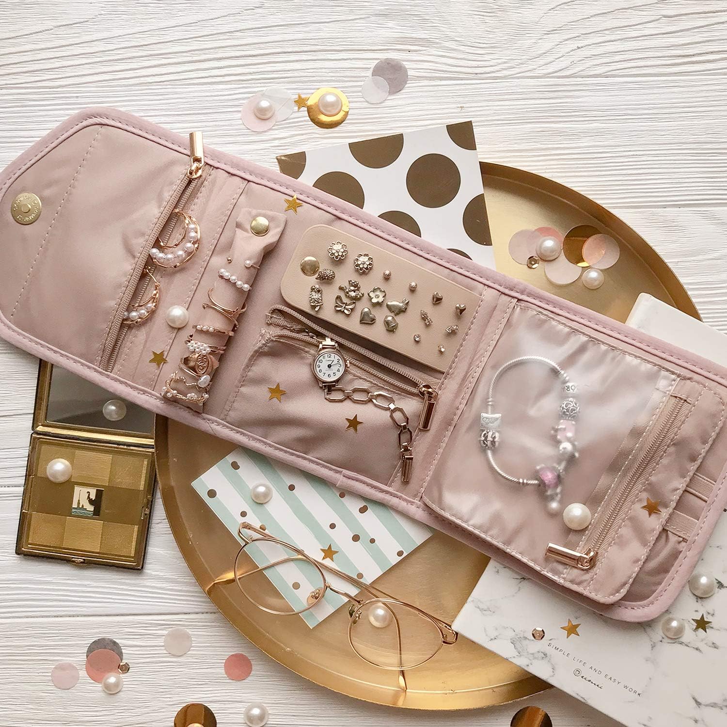 Thumbnail 1 de BAGSMART Foldable Jewelry Organizer