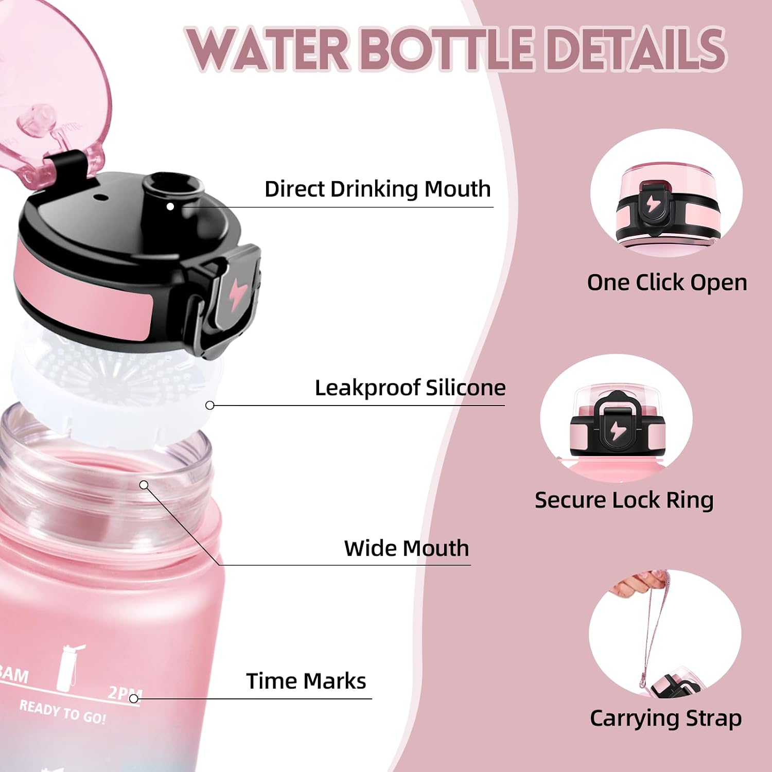 Detalle 2 de Motswedi Gourde 1l anti‑fuite
