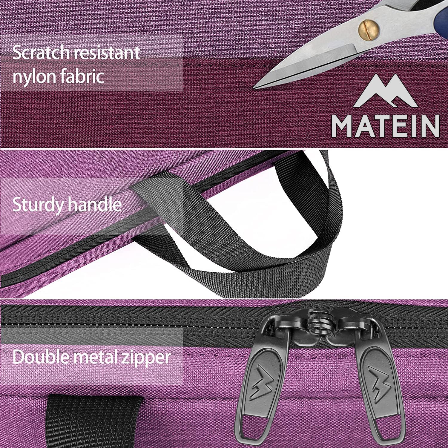 Thumbnail 6 de MATEIN Laptophülle 15,6 Zoll Laptoptasche