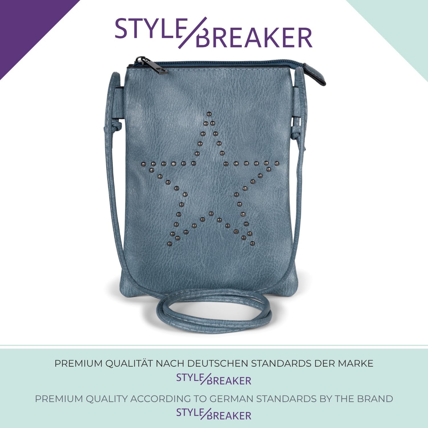 Detalle 1 de styleBREAKER mini bag borsa a tracolla 14x19 cm