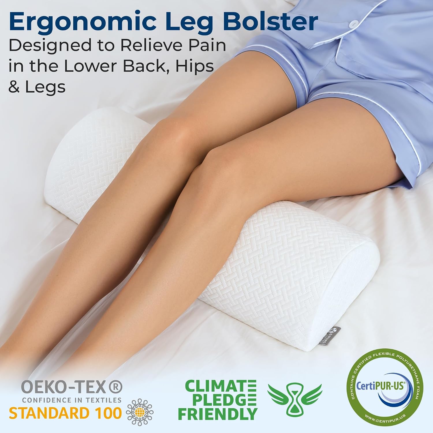 Thumbnail 2 de 5 STARS UNITED Knee Pillow for Back Sleeping