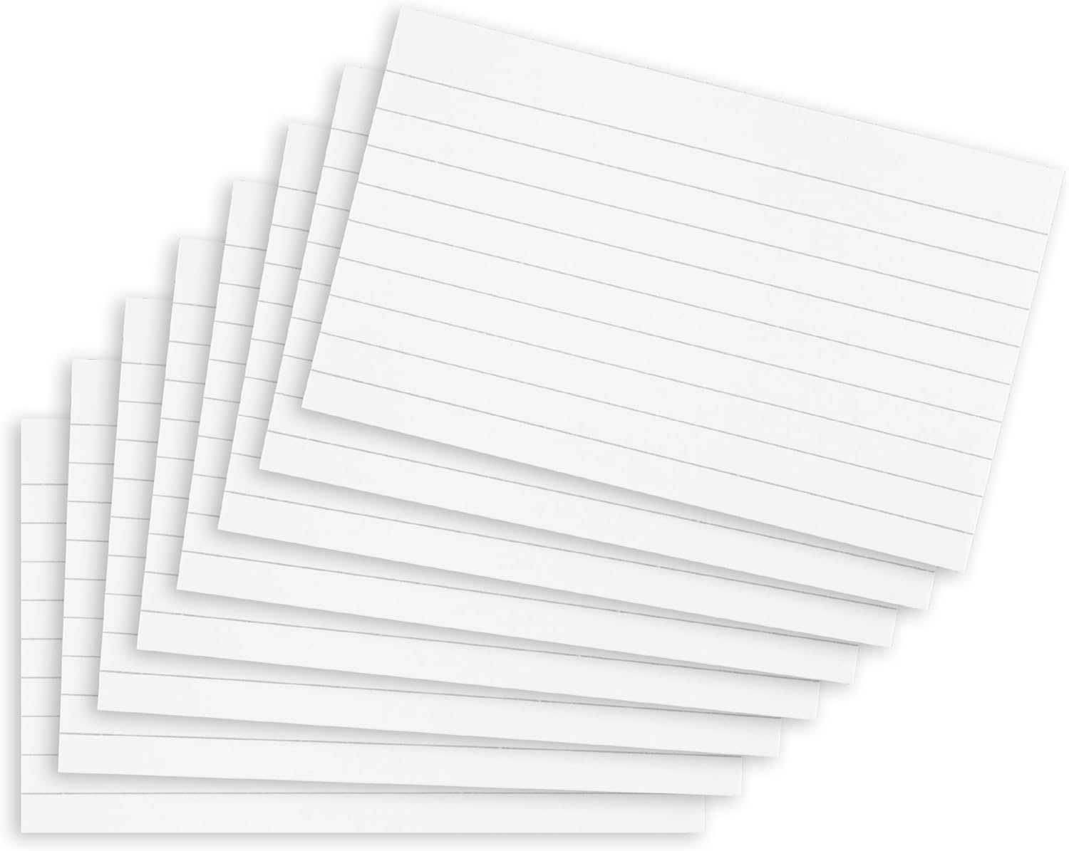 Detalle de SUMMIT Summit Flash Cards & Revision Cards (200 Pack) — 125 x 75 mm white index cards