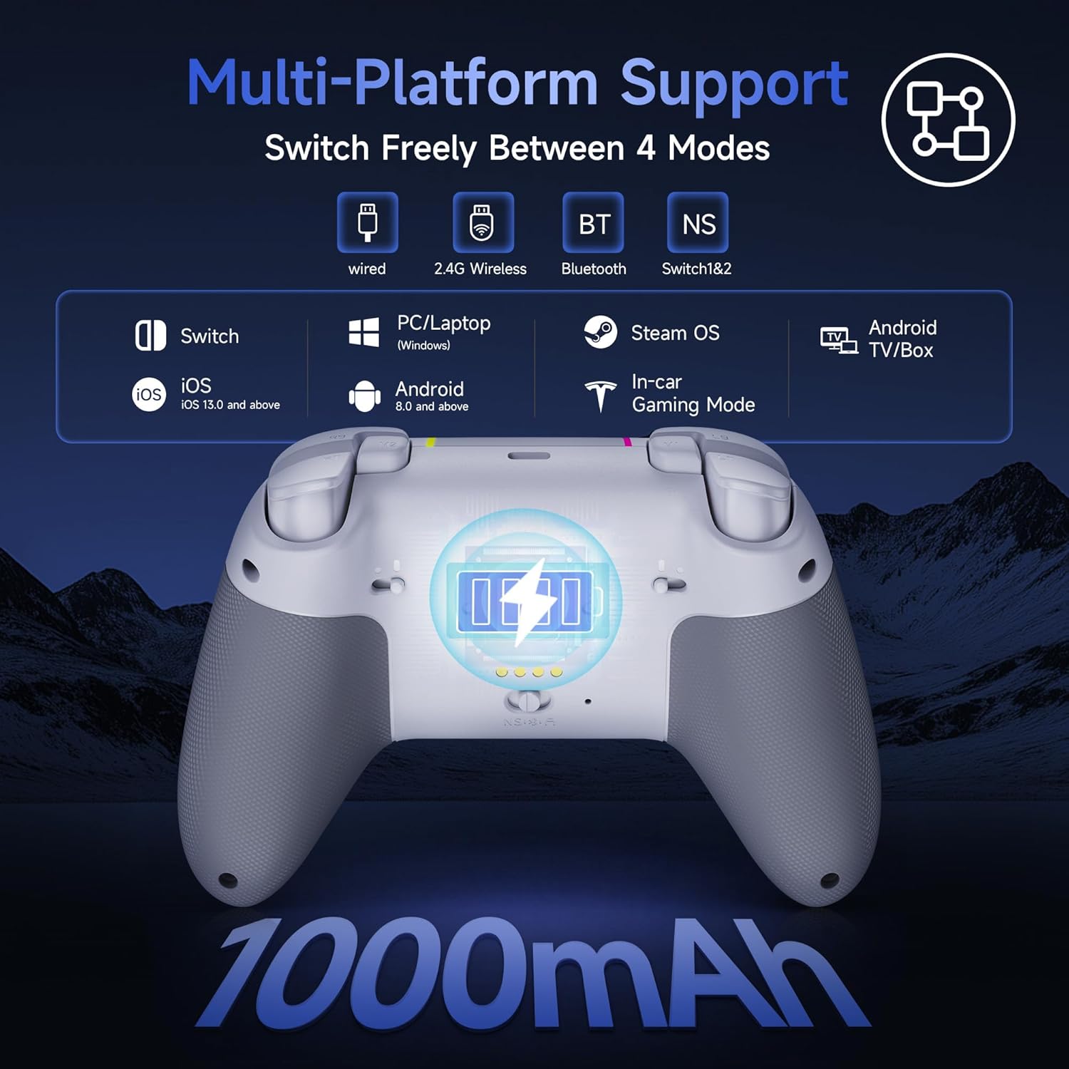 Thumbnail 2 de EasySMX X05PRO Wireless Controller 1000mAh