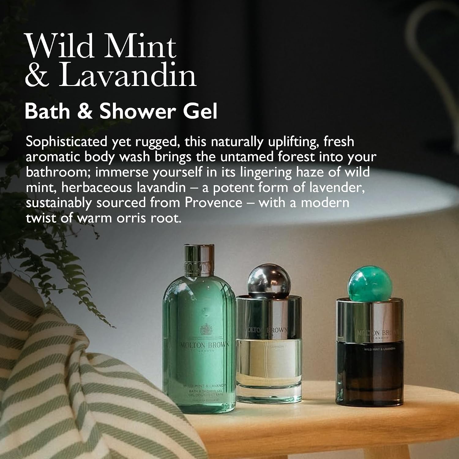 Thumbnail 2 de Molton Brown Wild Mint & Lavandin Bath & Shower Gel 300 ml