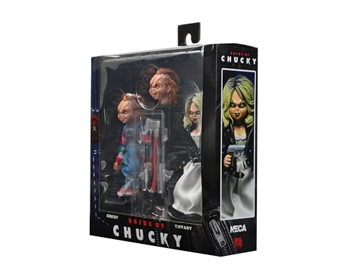 Detalle de NECA Chucky & Tiffany Set 2 Figuras 20 cm – Bride of Chucky
