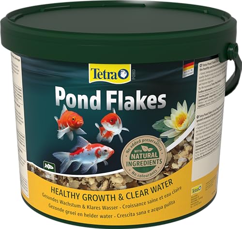 Thumbnail 8 de Tetra Pond Flakes: alimento en escamas para peces pequeños y jóvenes en estanque (cubo 10 L)
