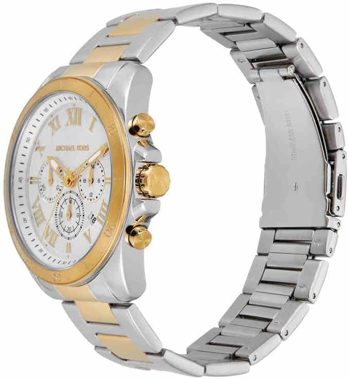 Detalle de Michael Kors Montre Alek pour Homme : chronographe quartz et bracelet en acier inoxydable