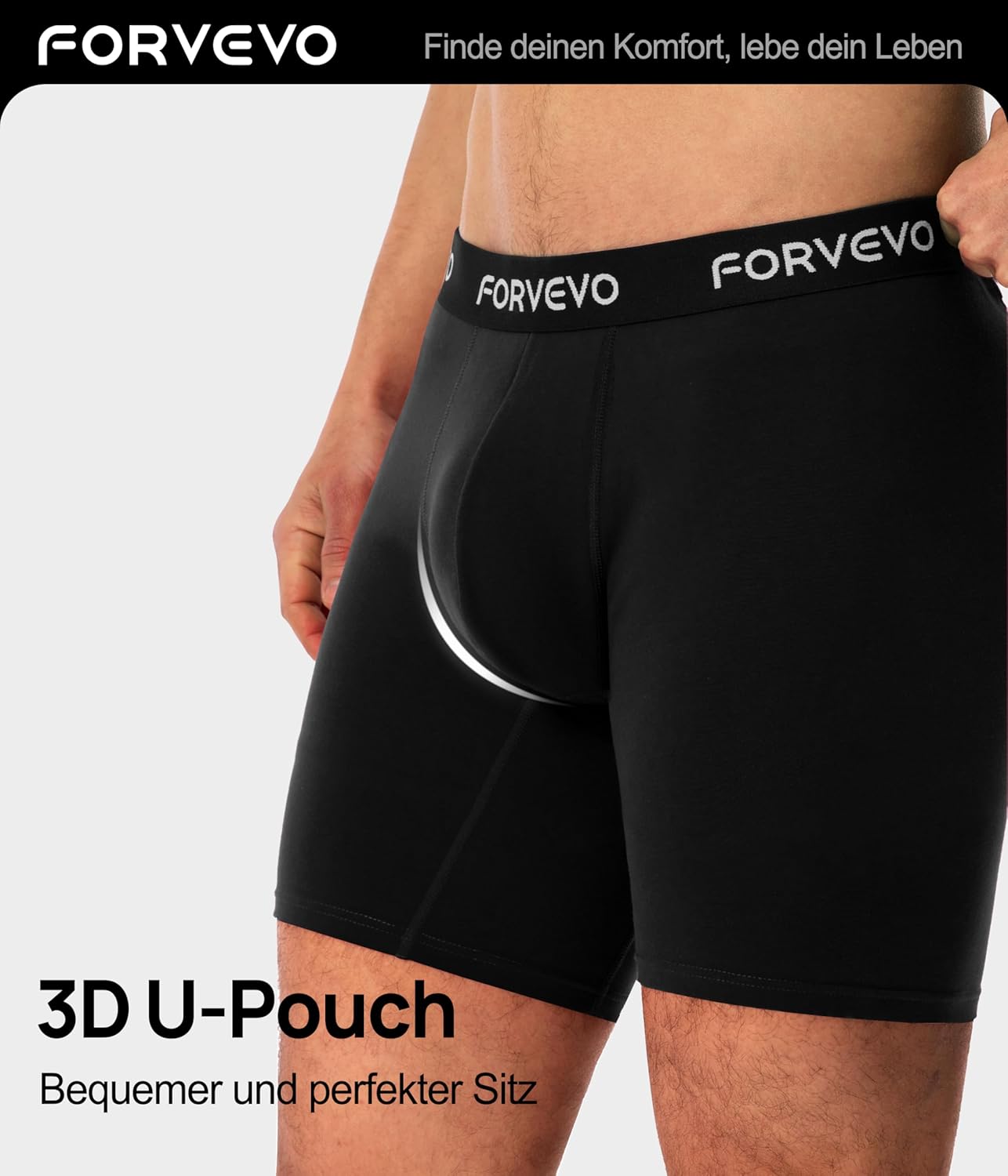 Thumbnail 4 de FORVEVO 6er Pack Boxershorts aus Baumwolle