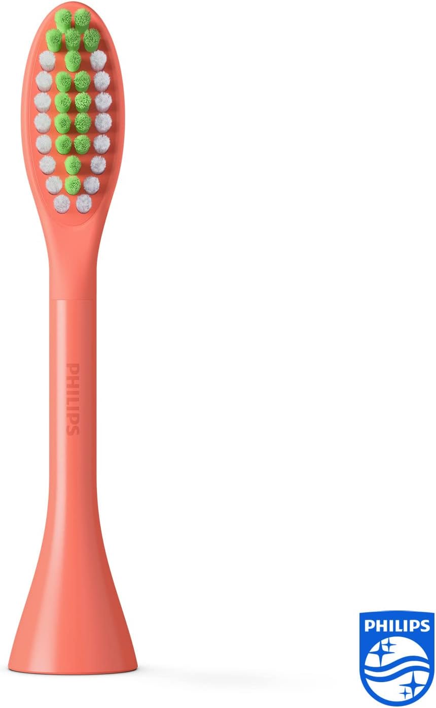 Detalle de Philips One Electric Toothbrush Brush Head - Pack of 2 (BH1022/01), Orange