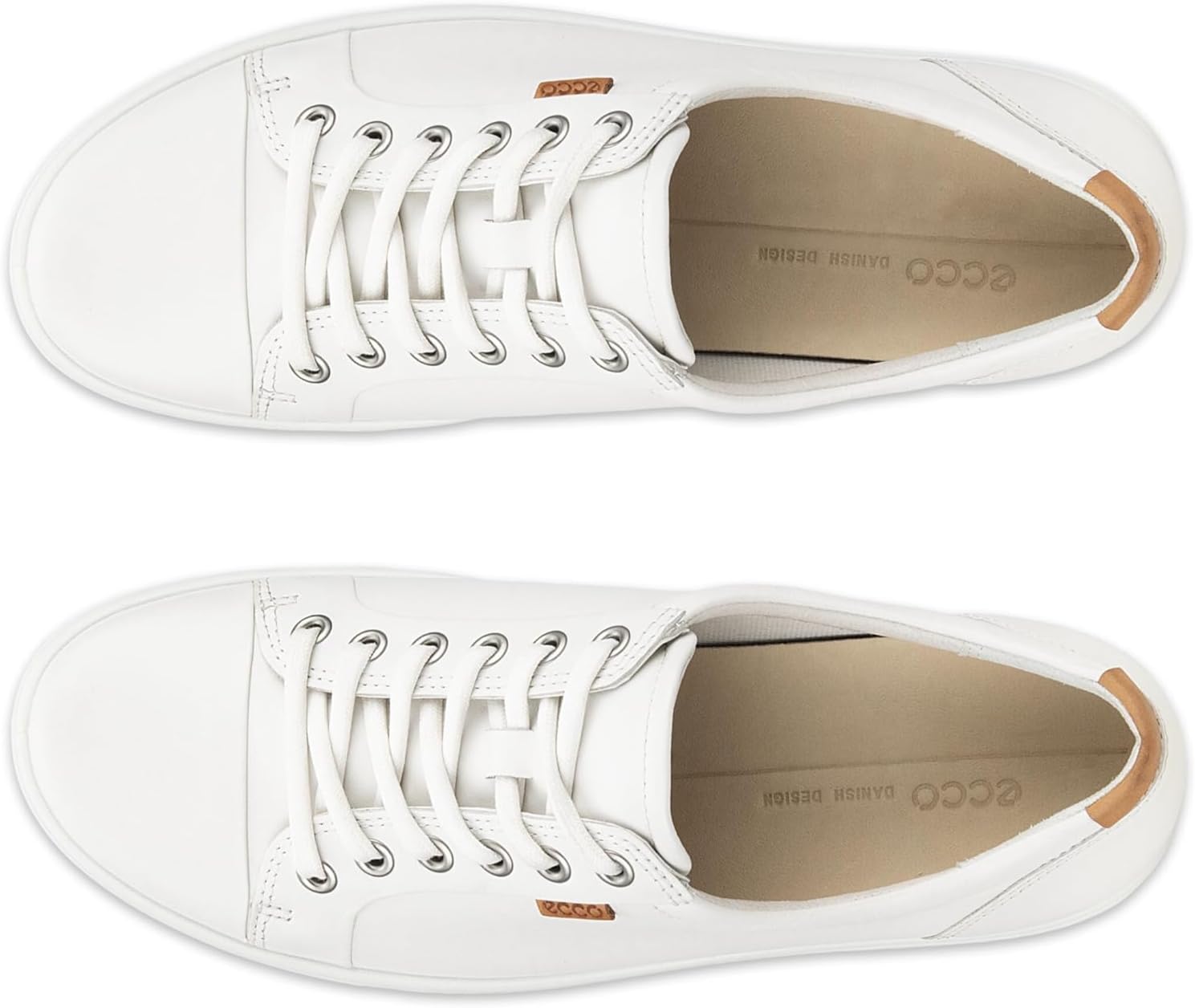Detalle de ECCO Damen Halbschuhe Soft 7 – moderner Sneaker mit Vollnarben- und Nubukleder