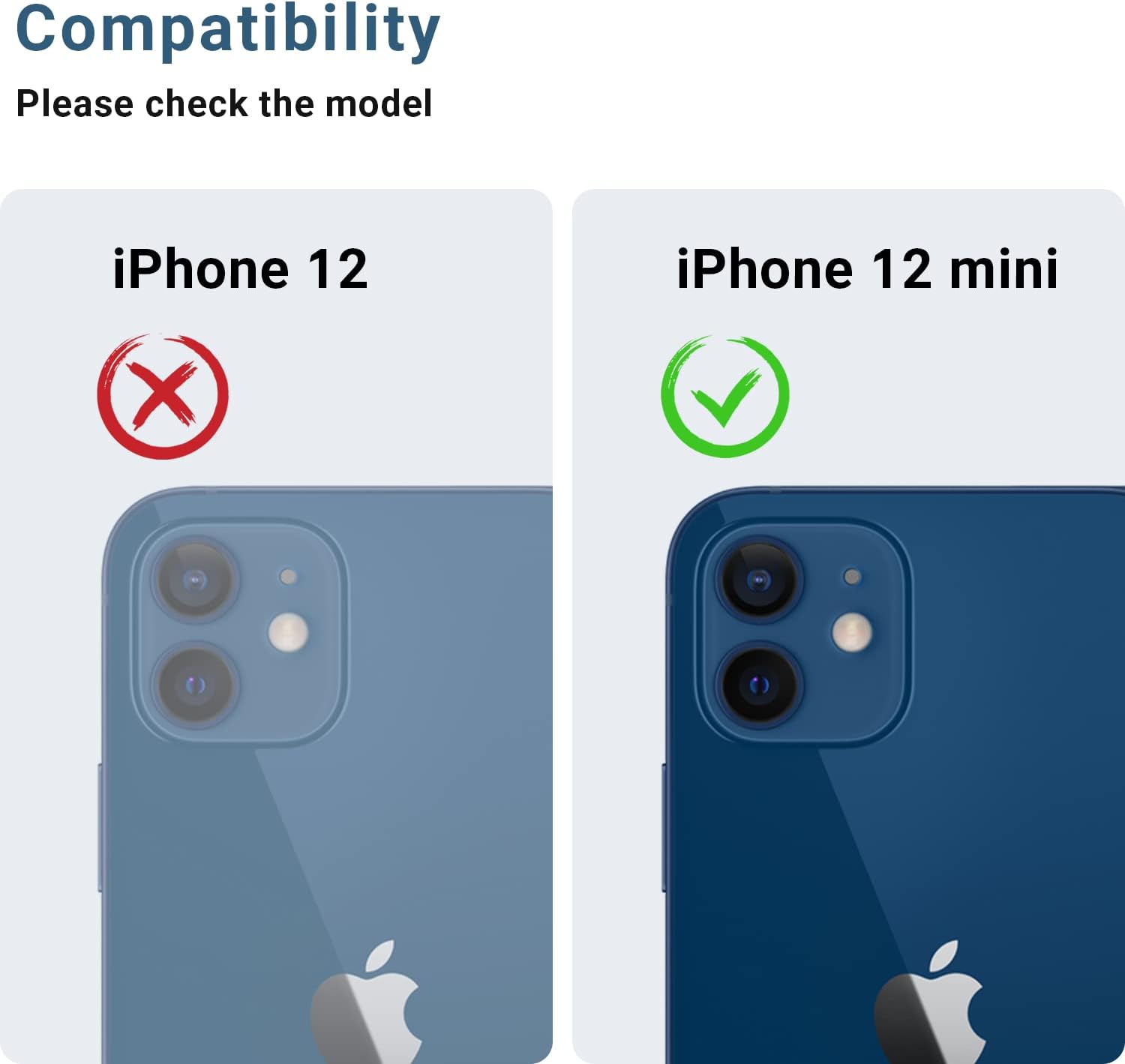Detalle 2 de AFARER iPhone 12 mini Kameraschutz Folie 2-teilig